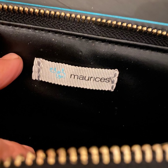Maurice cross body blue/ aqua marine pocketbook or clutch. - Picture 5 of 8